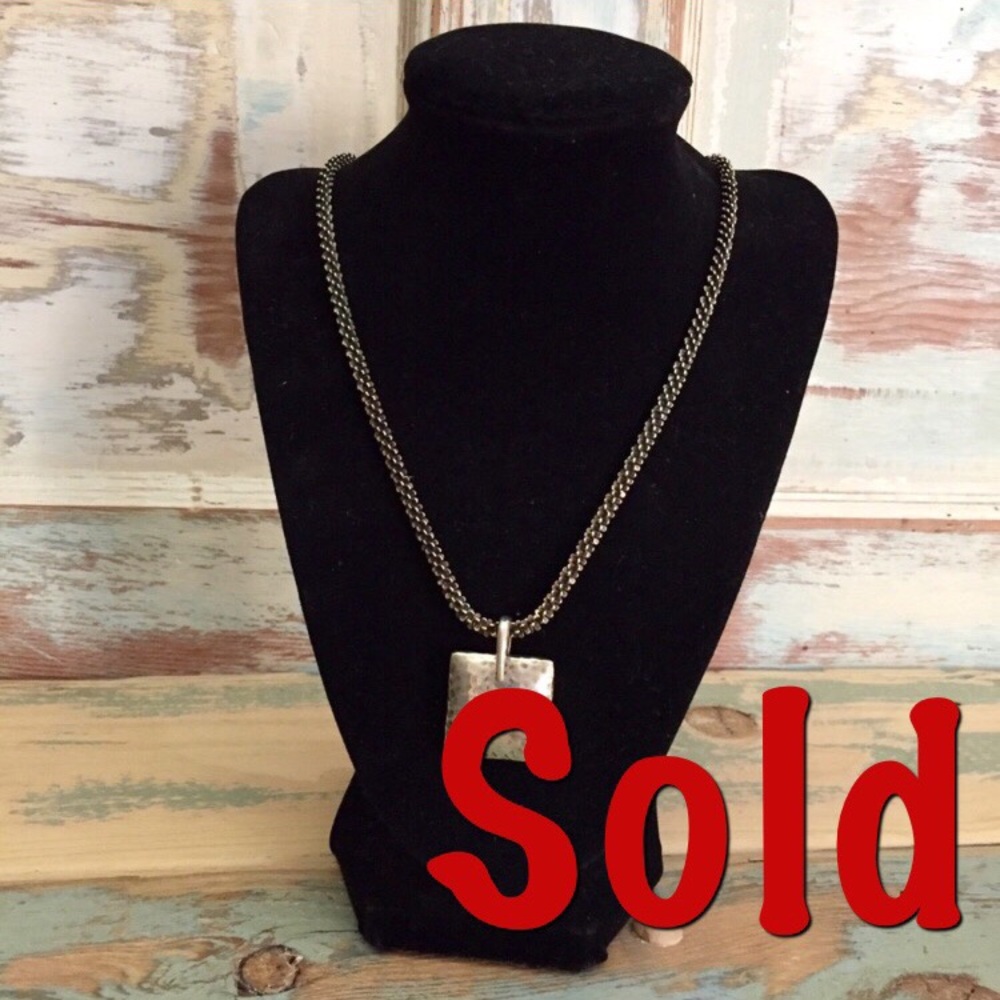 ❌SOLD❌Estate Silpada Pendant w/ Milor Chain 925